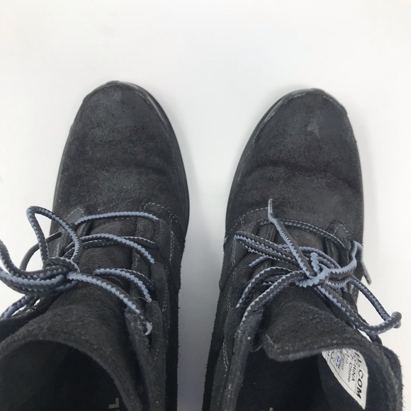 Sorel Toronto Waterproof Leather Suede Lace Up Wedge Snow Winter Boots 7.5 black - Picture 6 of 14